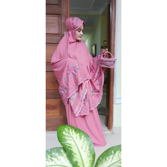 mukena rayon fatimah bordir terbaru!!!!!!!!!