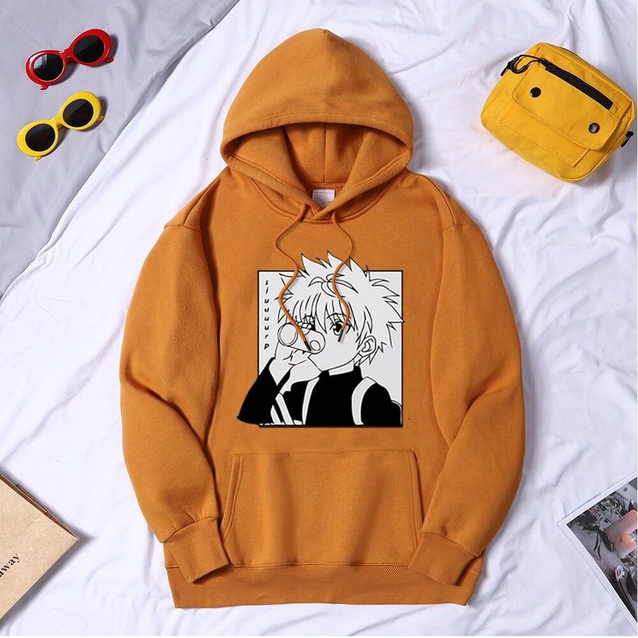 Jumper hoodie X Hunter Kirua || Sweater Hoodie Slurrp || SIZE M - L - XL ( Pria &amp; Wanita )