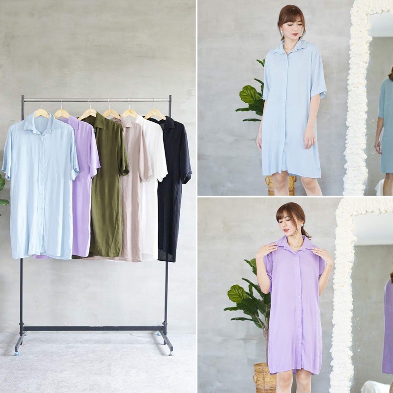 

Boxy Crinkle Set | KEMEJA CRINKLE RAYON | BAJU WANITA