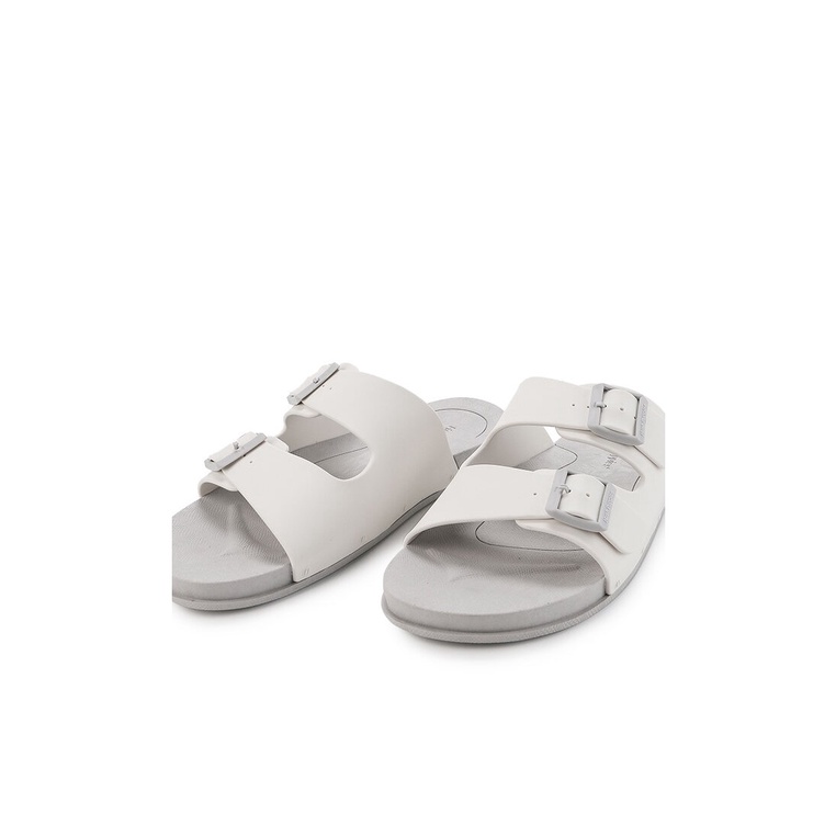 SANDAL SLIDE HUSH PUPPIES PRIA ORIGINAL CASUAL BRANDED PUTIH HM11