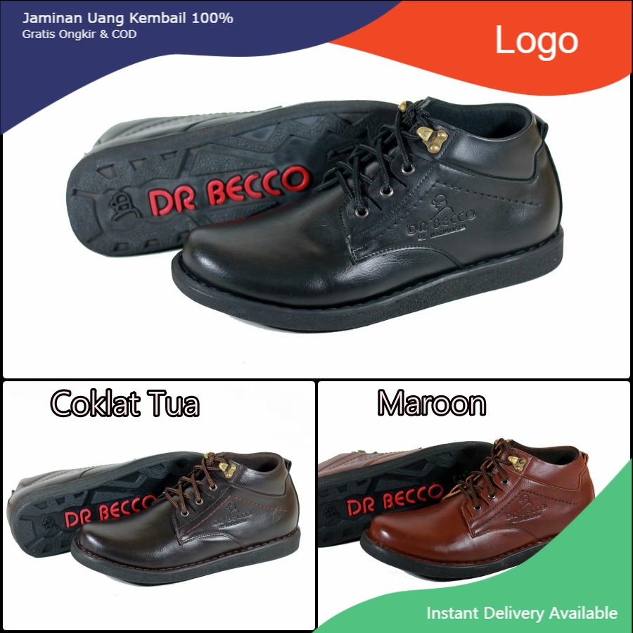 sepatu semi boot pria dr becco jeep