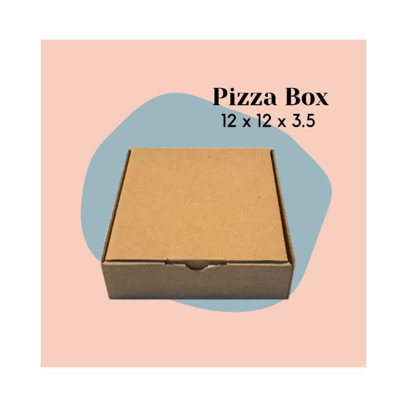 

Kardus Box/Pizza Box Die Cut ukuran 12x12x3,5 cm Kardus untuk aksesoris