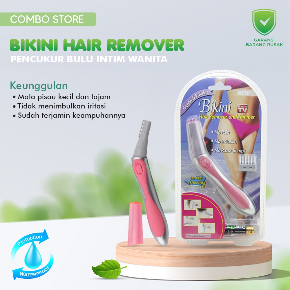 Alat Pencukur Rambut Bulu Ketiak Alis Area Kemaluan Wanita Pe Bikini Hair Remover And Trimmer