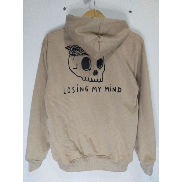 Hoodie Coksu Losing My Mind Hnm Pria Wanita Full Tag Free Paper Bag