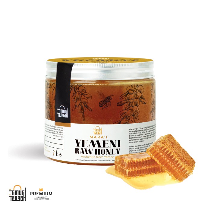 

(BISA COD) Madu Murni Yaman Marai 500 gr Timur Tengah Raw Honey Yemeni Pure Origi