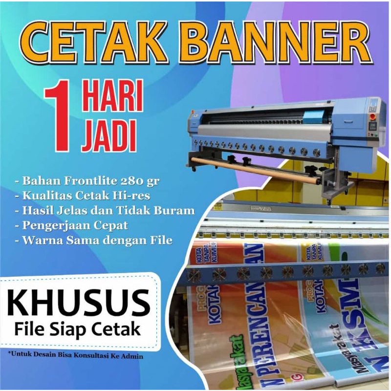 Jual Cetak Banner Spanduk Baliho Backdrop Gr Murah Cepat Kualitas Terjamin Khusus File Cetak