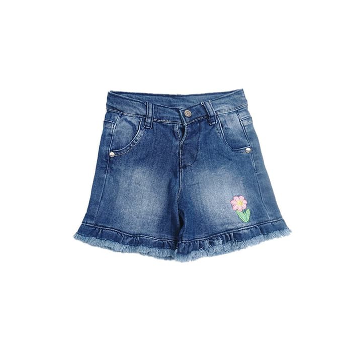 Basic Skirt Rok Tutu - Rok Anak Perempuan - Rok Celana Anak Kids Icon - Rok Celana Denim Anak