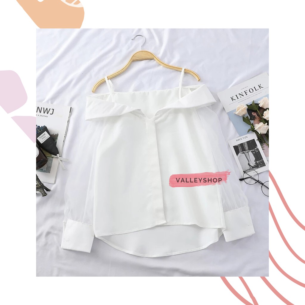 Off Shoulder Blouse Summer seasons kekinian  2021 Baju  