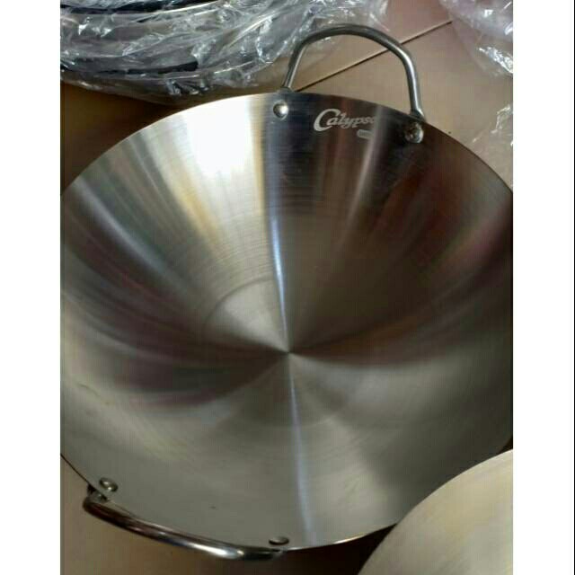 Calypso Kuali Wajan Stainless Steel Uk.34cm