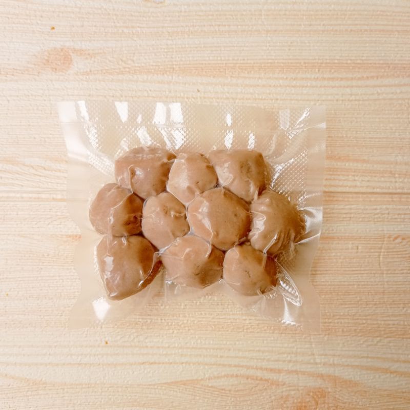 

Baso Daging Sapi Isi 10pcs Home Made - Kemasan Vacuum