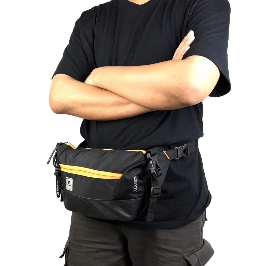 Tas Selempang Pria Jackstar 3 in1 Outdoor - Waisbag Pria - Tas Pinggang