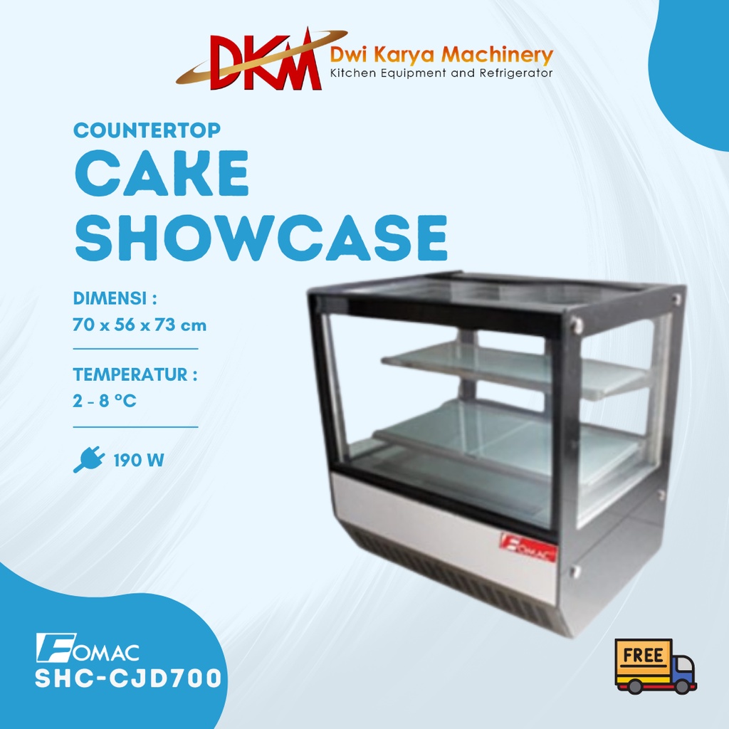 Showcase Cake / Tabletop Display Cooler SHC-CJD700 Fomac
