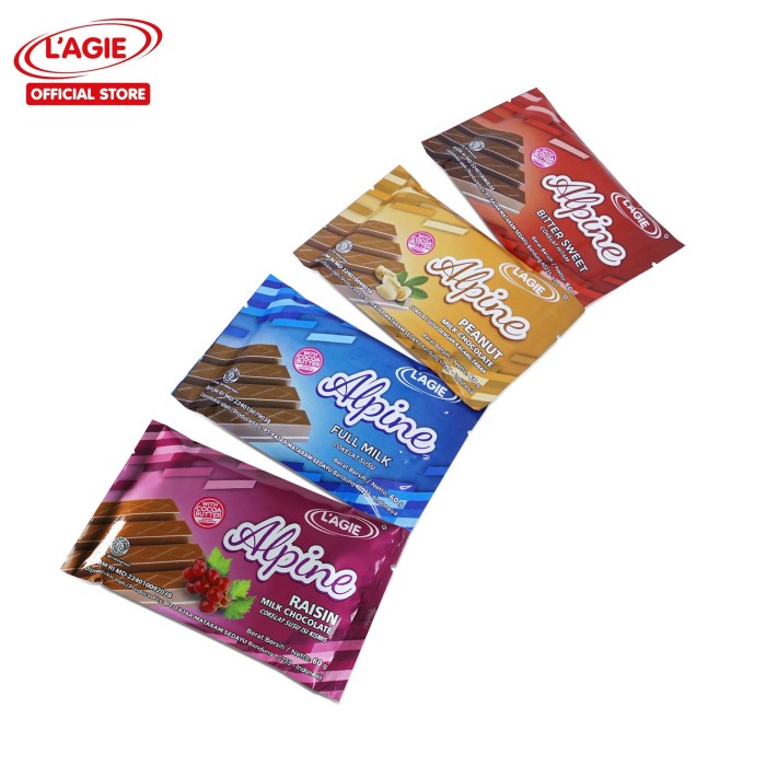 

504Oekho Lagie Coklat Paket Alpine 4 Rasa Total 240Gr 6J477iyfi