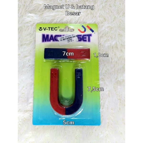Magnet U/Batang Vtec Besar 7,5 x 5cm(M405)