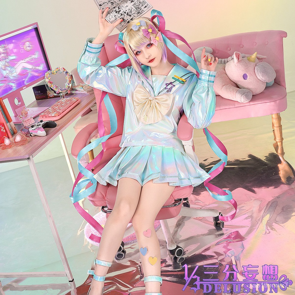 【MPID】1/3 Delusion NEEDY GIRL OVERDOSE Cosplay KAngel Cospaly Costume Cosplay Shoes Wig