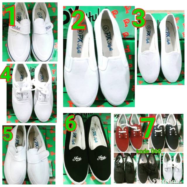 Sepatu px style wanita/sepatu px flat casual/sepatu canvas wanita