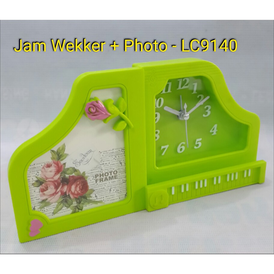 Jam Weeker / Tidur Plus Frame Photo LC 9140