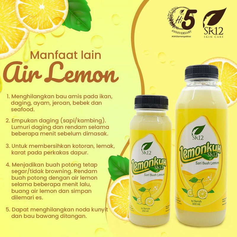 

AIR LEMON ASLI, SARI LEMON LEMONKUH SR12 250gr dan 500gr Original BPOM TESTED SR12