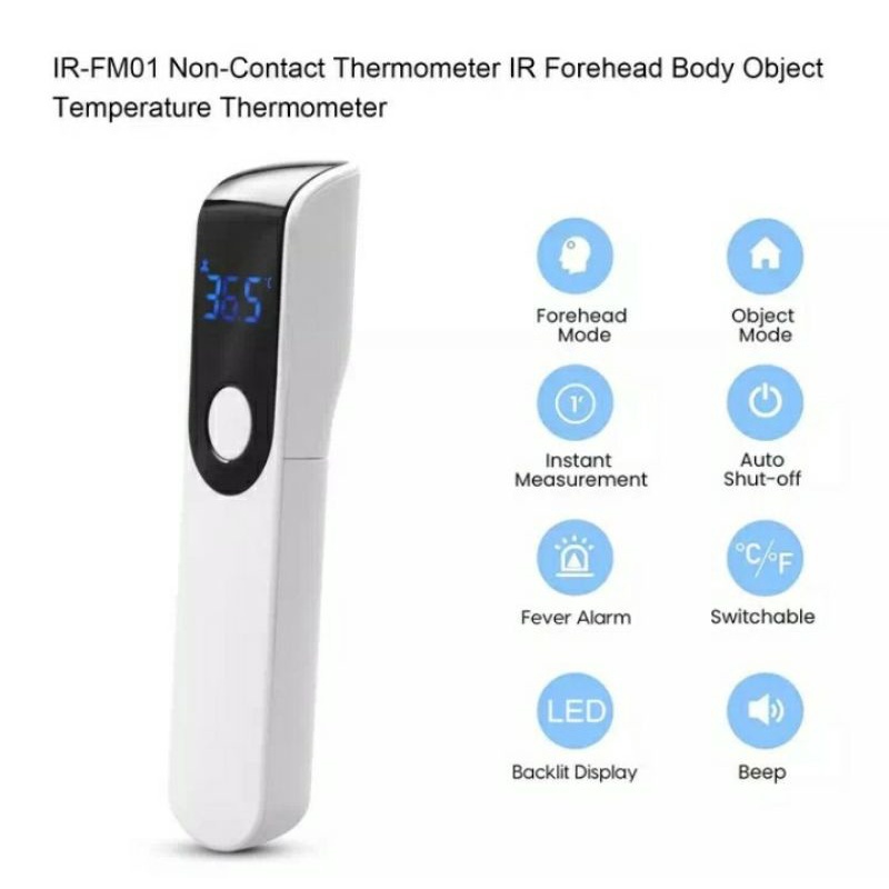 Thermometer Infrared Non Kontak Portable °C/°F Simpel Dan Elegan