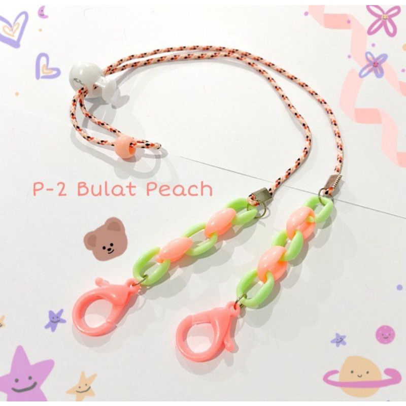 Kalung Tali masker/ Strap mask rantai korea / konektor masker hijab stopper