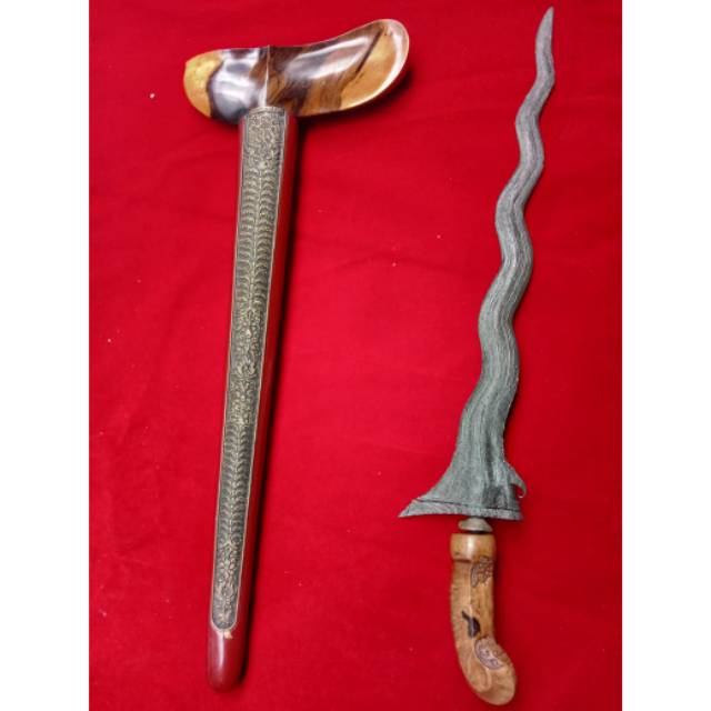 Keris Carang Soka Pamor Singkir