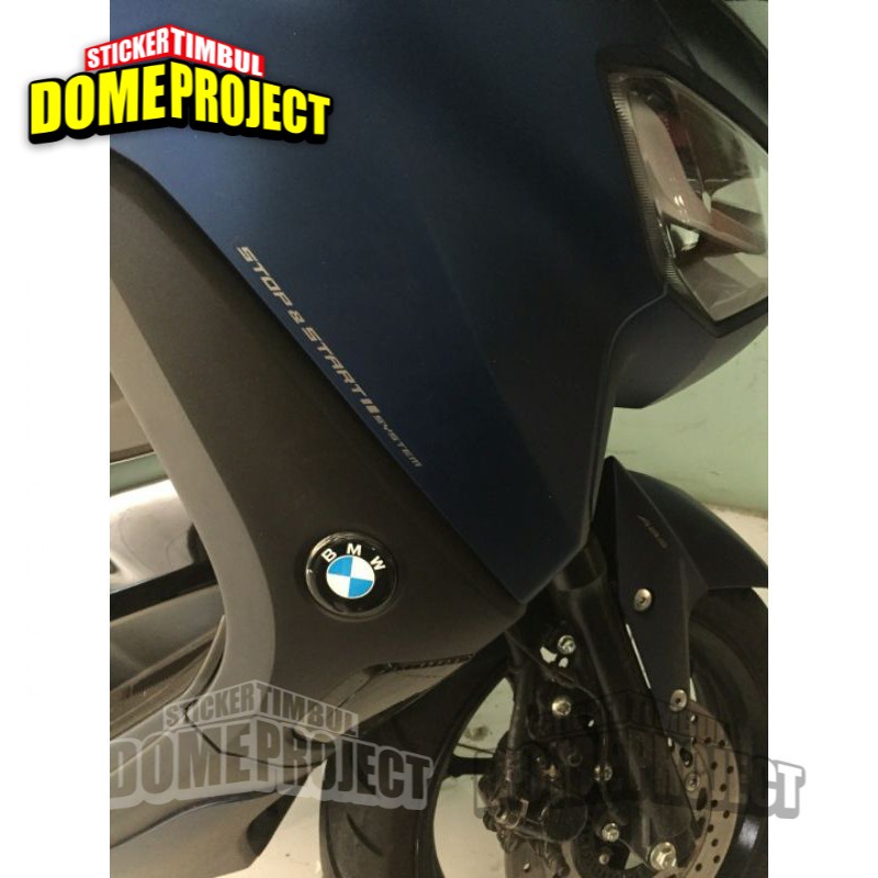 STIKER MOTOR TIMBUL EMBLEM LOGO BMWYAMAHA AEROX NMAX LEXI SET AESTHETIC KEREN