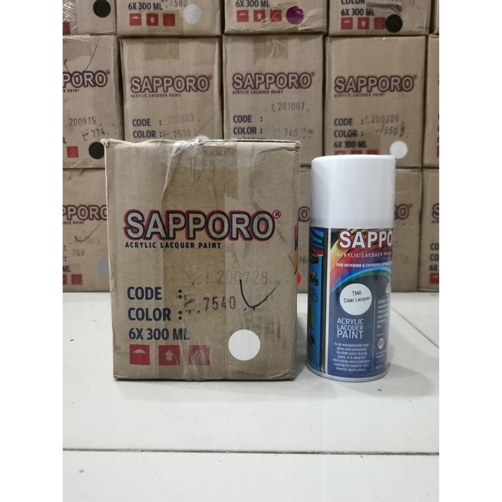 Cat Semprot Sapporo Paint 7540 Clear Lacquer