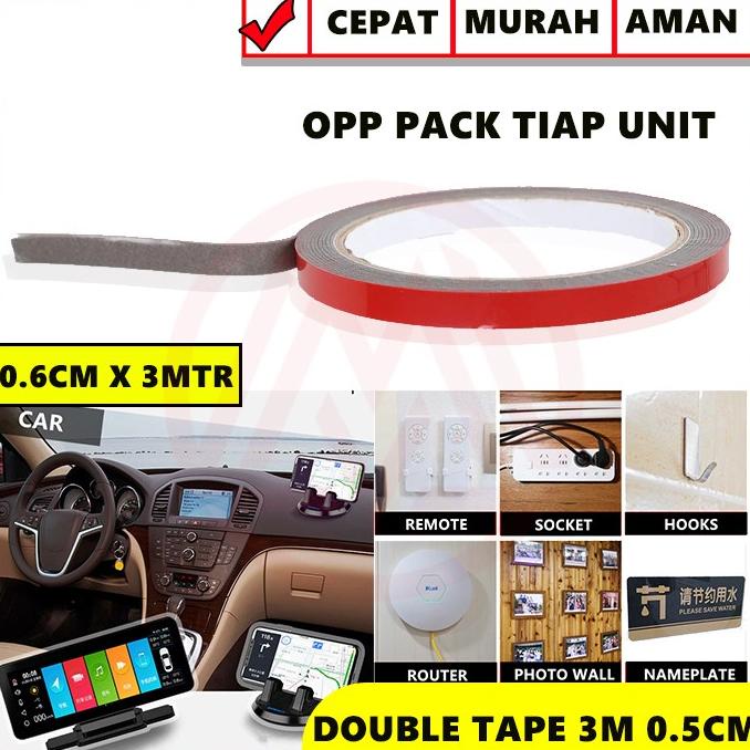 

perekat isolasi 3m 0.5cm x 3meter double tape 3m modmark98 Ayo Order