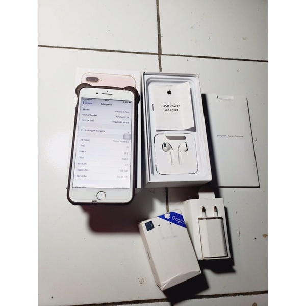 apple iphone 7 plus 128 gb rose gold