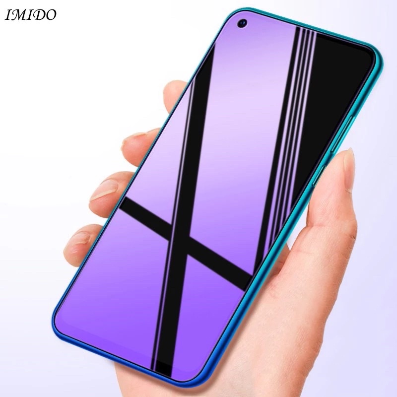 Tempered Glass Anti Blue Light Radiasi OPPO A58 A78 A77S A57 4G A96 A76 A95 A15 A15S A52 A92 A31 A39 A57 A71 A83 A91 4G 5G Full Cover 10D