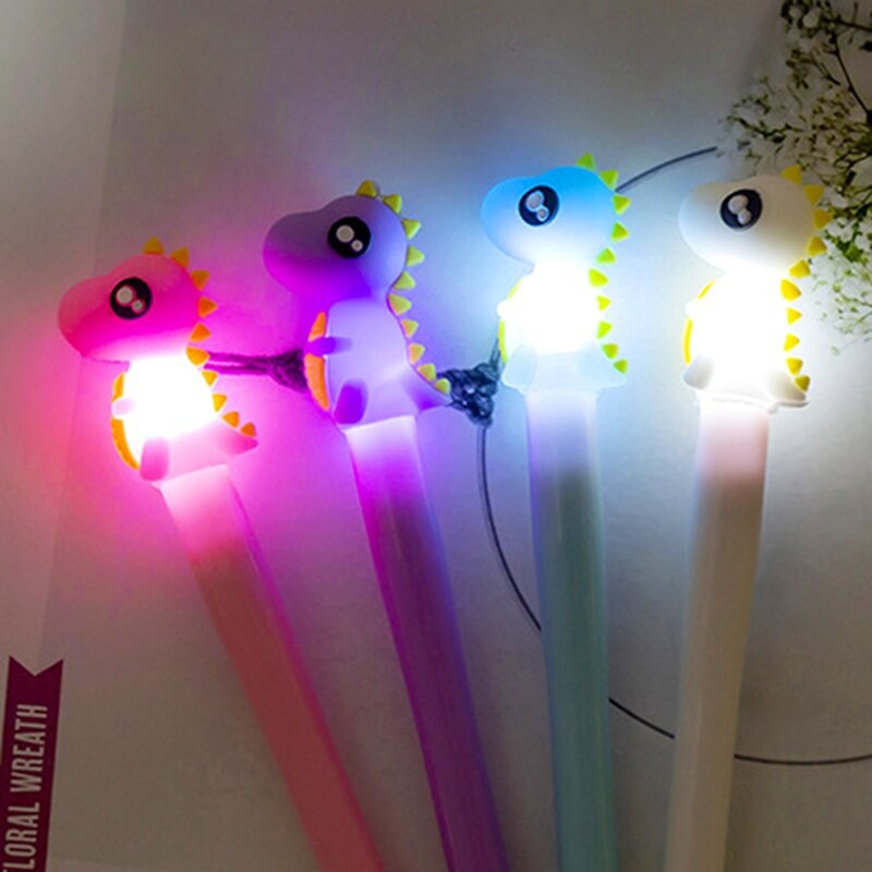 Pulpen Gel Pena Karakter Pony Unicorn Led Pen Lucu Lampu Alat Tulis LED Perlengkapan Sekolah 443