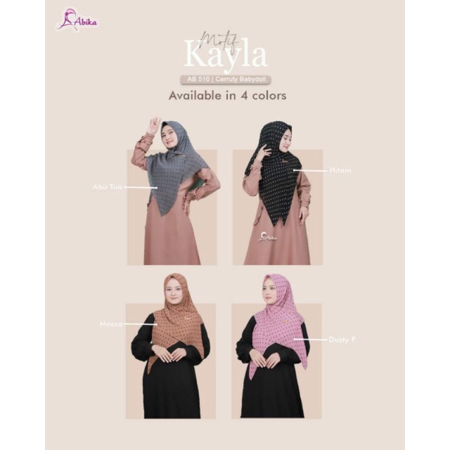 segi empat plisket KAYLA by Abika