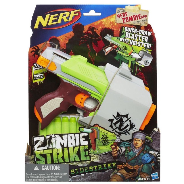 NERF ZOMBIE STRIKE GUNS mainan pistol anak
