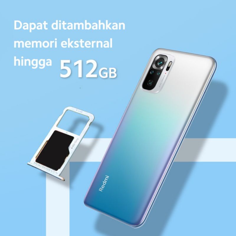 HP Baru Xiaomi Redmi Note 10S Amoled NFC 8/128 Ram 8GB Rom 128GB - New Original Garansi Resmi TAM - Helio G95 64MP Layar Super 5000 mAh - 6/64 6/128 6GB 64GB 6 64 128 GB Internal - Warna Colour Blue White Gray Black Hitam Putih Promo Murah Dual 2 Speaker-4