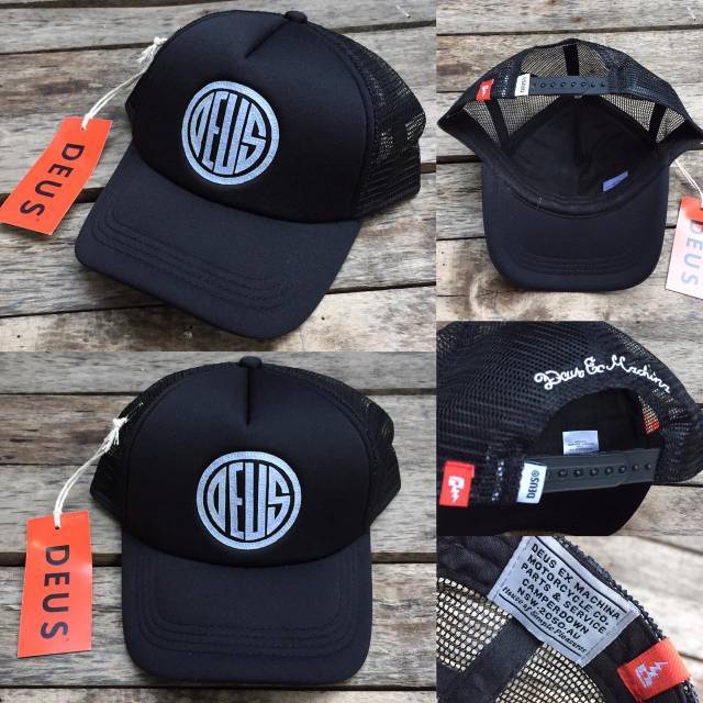  Topi  Deus  Ex  Machina  Pill Trucker Original  Shopee Indonesia