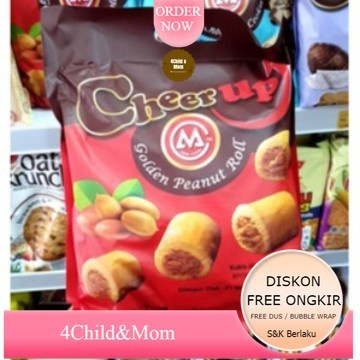 

Cheer Up Biskuit Cereal Cookies Meng Choon Snack Cemilan Makanan Ringan 350gr
