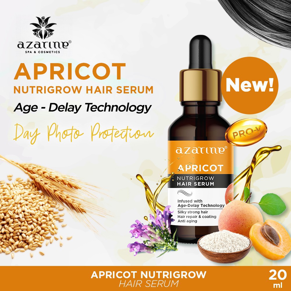 AZARINE APRICOT NUTRIGROW HAIR SERUM 20ML