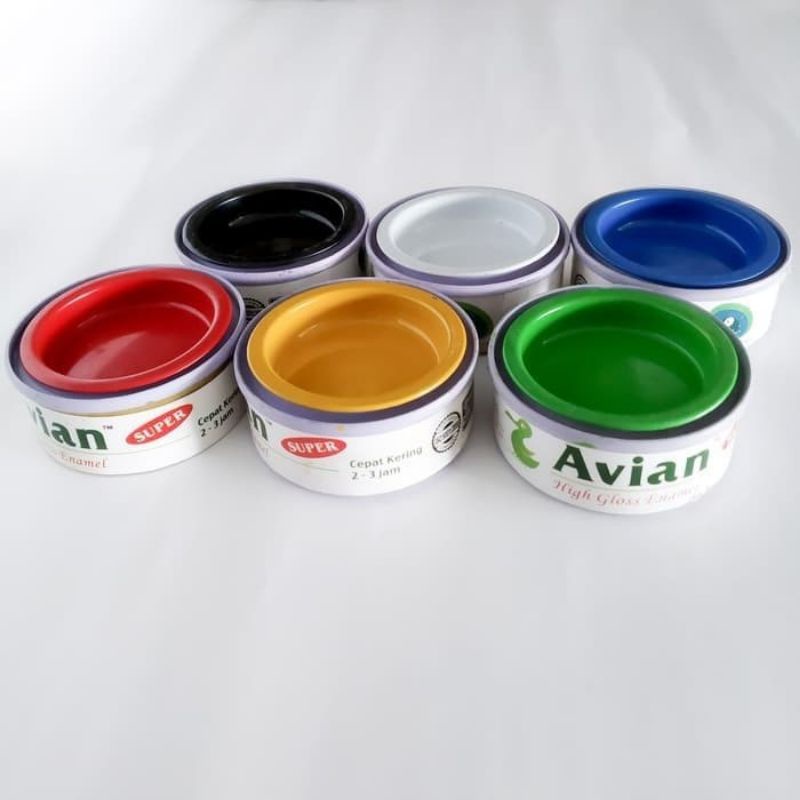 

CAT MINI AVIAN Cat Kayu Besi kecil 25cc /CAT KECIL AVIAN 25ml WARNA LENGKAP Glossy