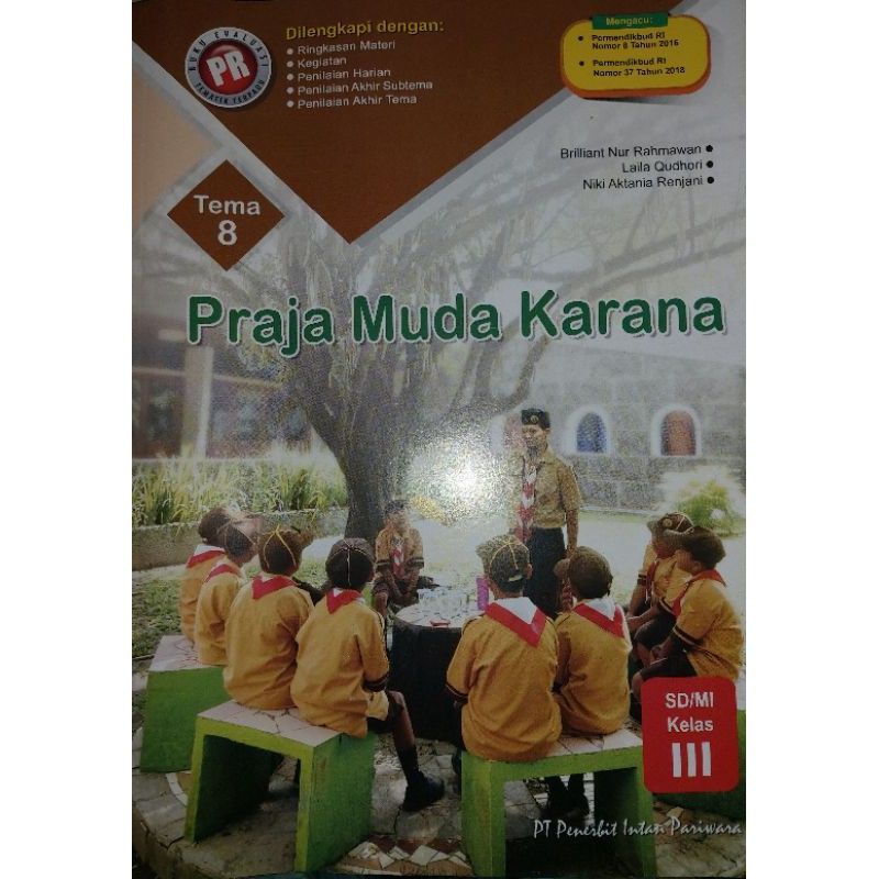 Buku LKS/PR kelas 3 tema 8.Cetakan 2019. Intan Pariwara.
