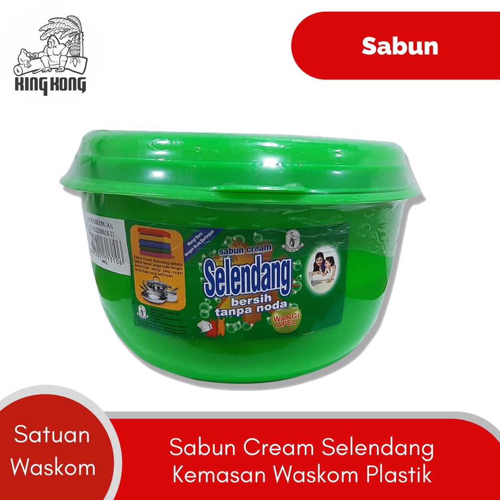 Sabun Cream Selendang Kemasan Waskom Plastik - Sabun Colek