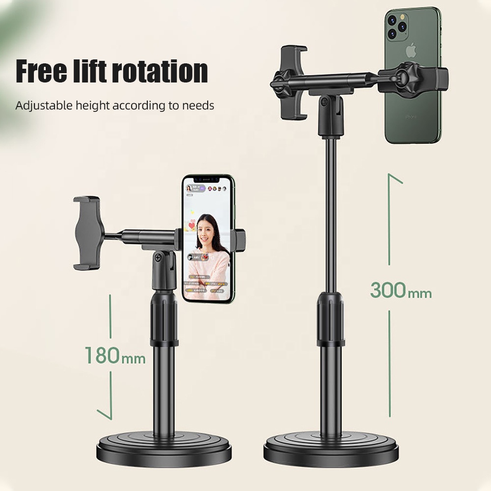 SB Desktop stand 360 Degree Rotating mobile phones holder Live Broadcast Stand Lazy Mobile Phone Holders magnetic car phone holder