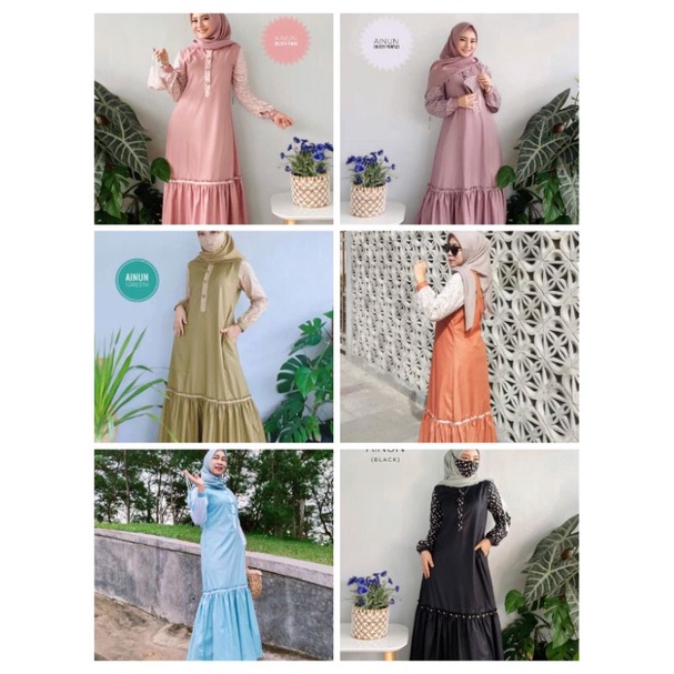 Ainun dress ori by Roris (bisa COD)