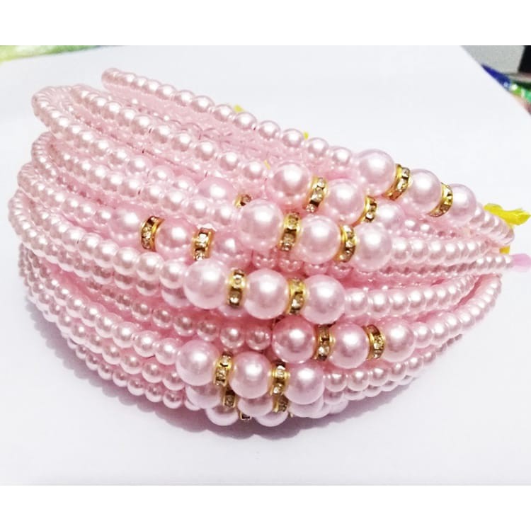 Vinztstore - Bando Mutiara Korea Headband Wanita Bandana Aksesoris Rambut Bando Pearl Original