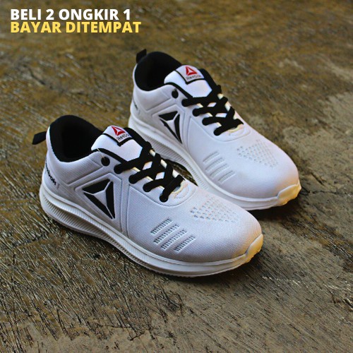 Sepatu Olahraga Pria Wanita Terbaru Anti Slip Sneakers Casual Jogging Senam