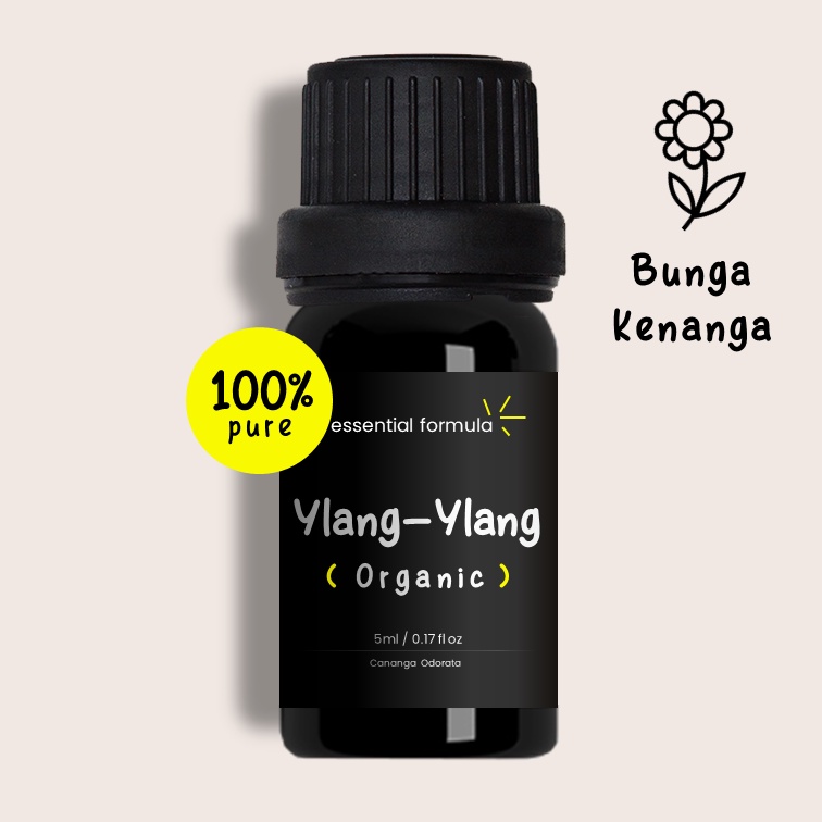 Organic Ylang-Ylang Minyak Bunga Kenanga Murni EO 100%