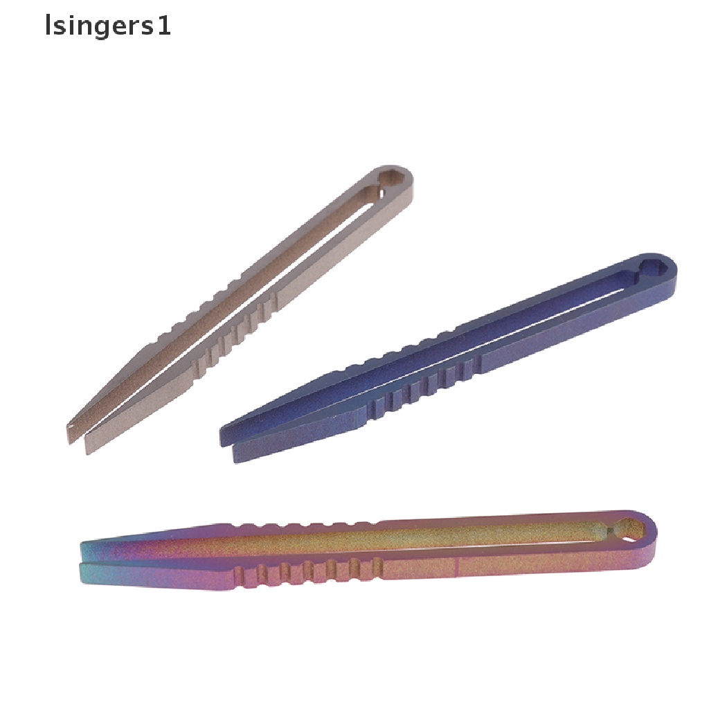 (lsingers1) Tc4 Pinset Penjepit Multifungsi 2 Ukuran Bahan Titanium