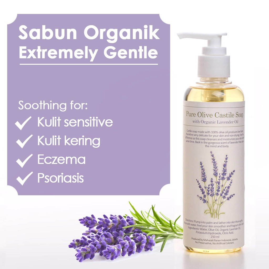 Castile Soap Lavender Maharati | Sabun Castile