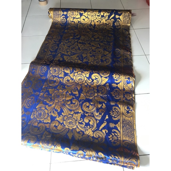 kain prada bali sukawati warna biru