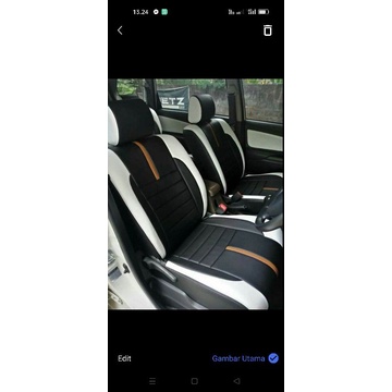 sarung jok mobil Rush/Terios 2018 SD 2024 bahan ferari