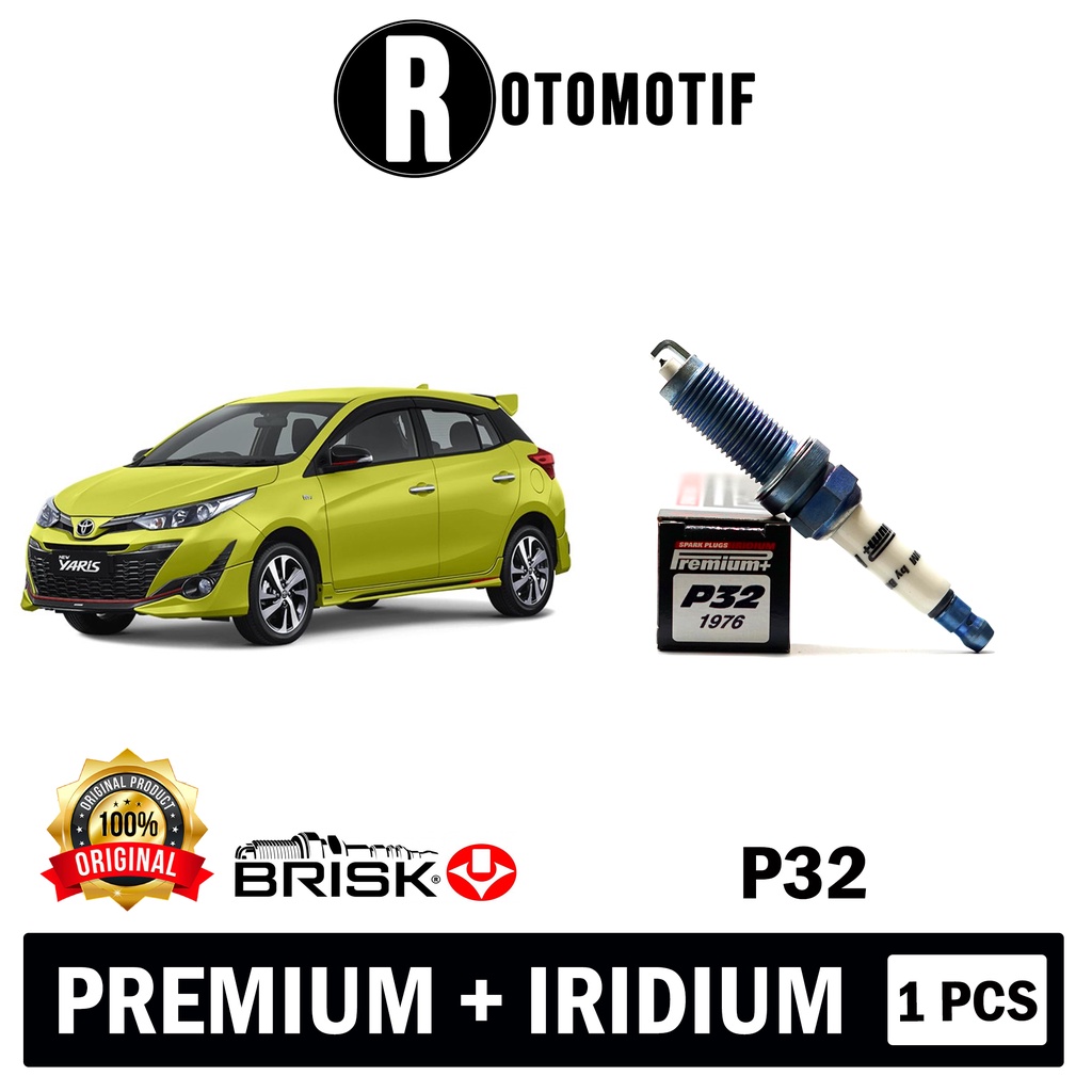 Busi Mobil Yaris Dual VVTI Brisk Premium Plus iridium P32
